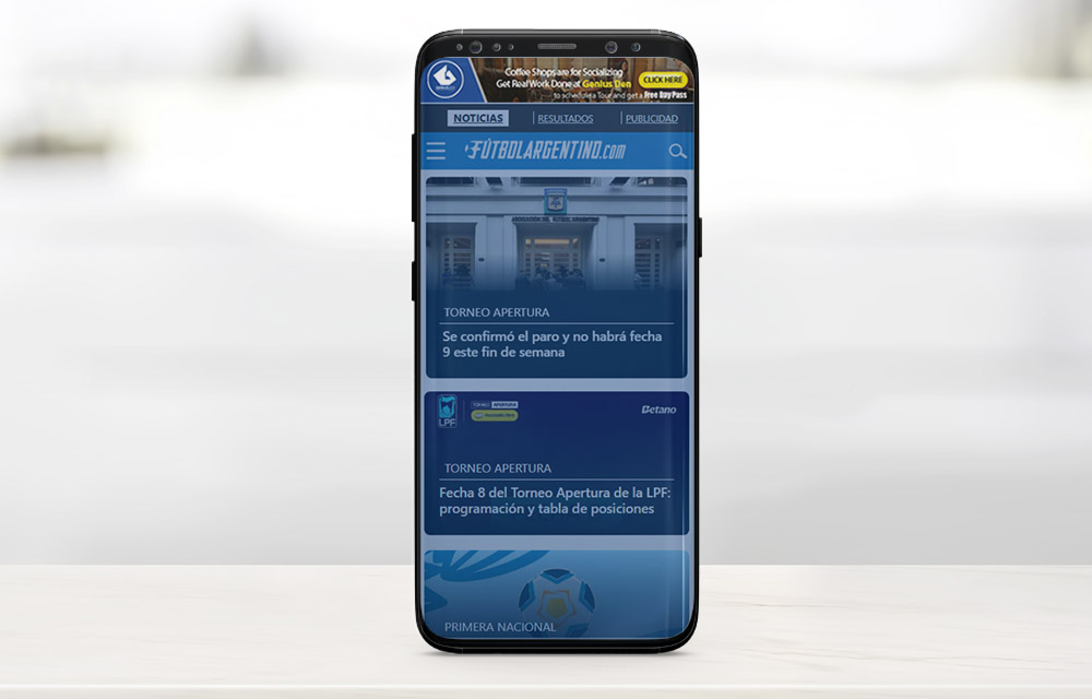 Ejemplo de Publicidad movil