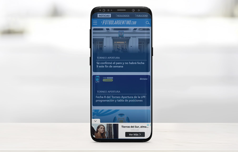 Ejemplo de Publicidad movil